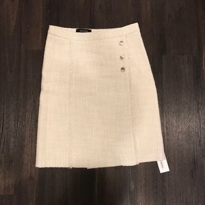 Tan pencil skirt